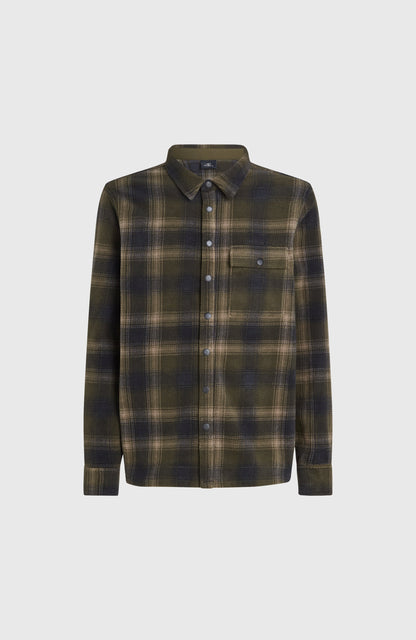 Superfleece Shirt Men Green Check Small