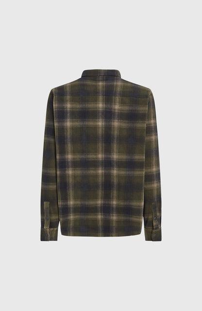 Superfleece Shirt Men Green Check Small