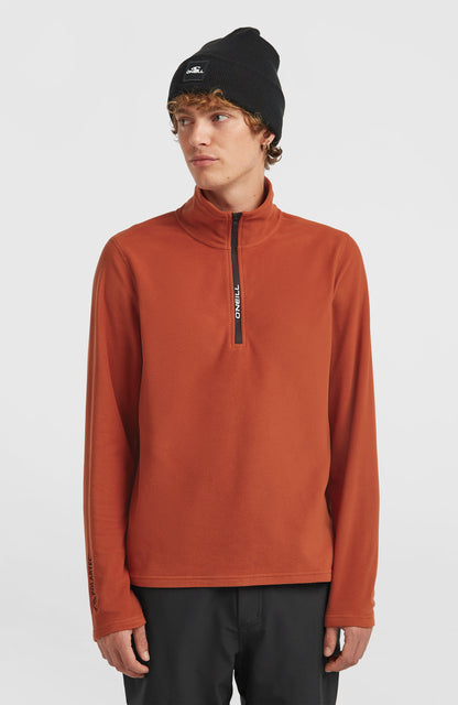 FWC'Cruz Jack's Polartec® Half-Zip Fleece Men Bonfire