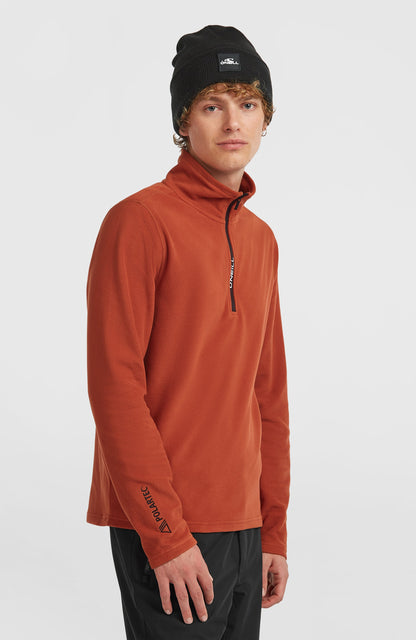 FWC'Cruz Jack's Polartec® Half-Zip Fleece Men Bonfire