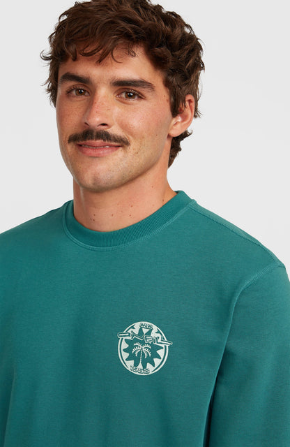 O'Neill Must-Have Graphic Crew Sweatshirt Men Botanical Heat