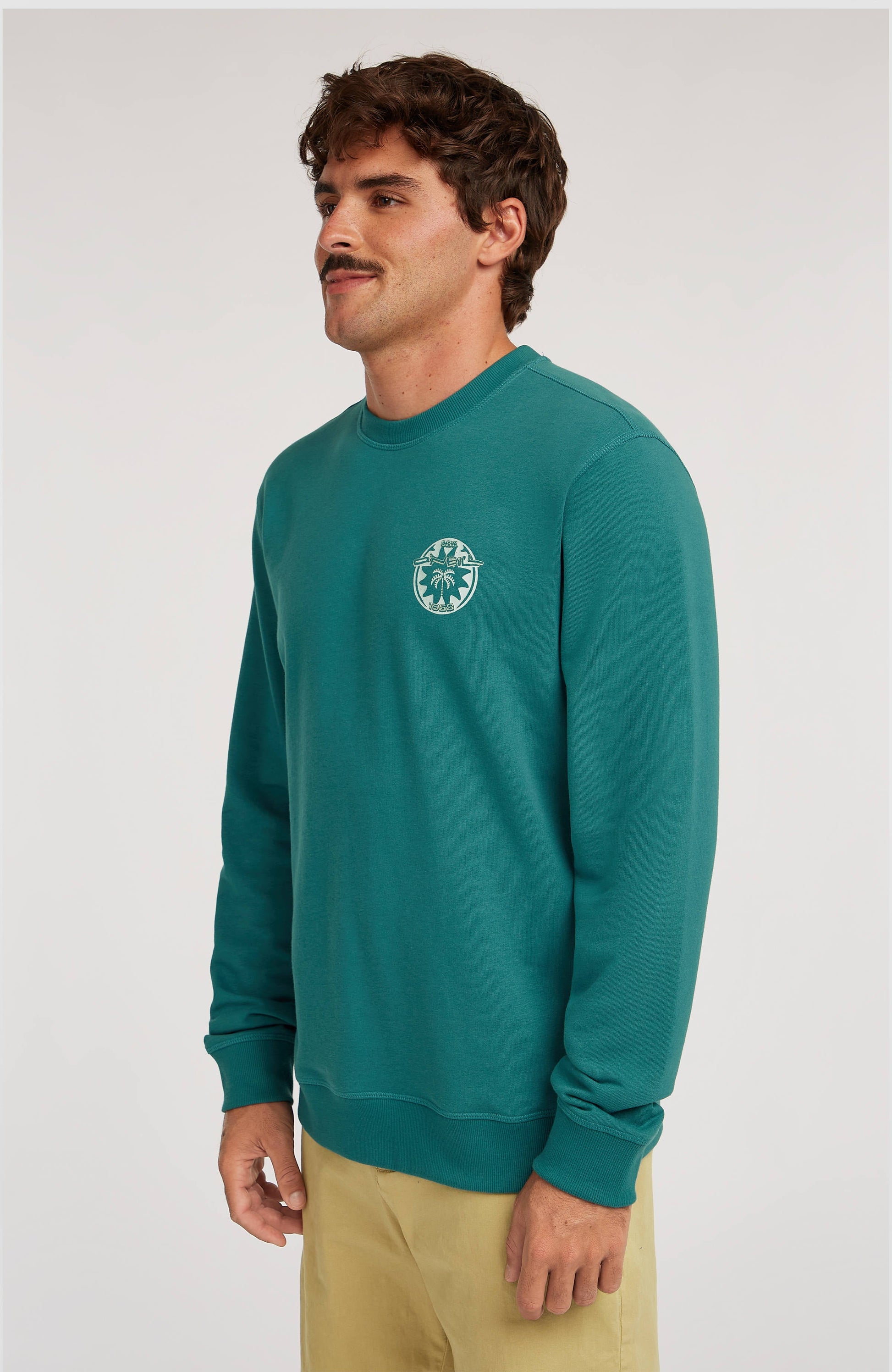 O'Neill Must-Have Graphic Crew Sweatshirt Men Botanical Heat