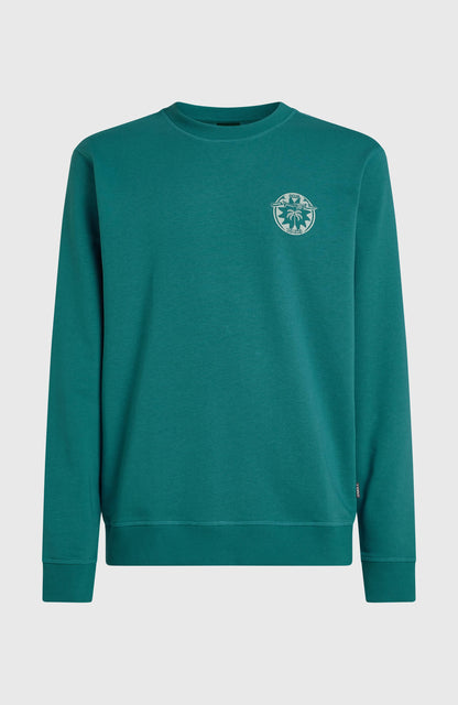 O'Neill Must-Have Graphic Crew Sweatshirt Men Botanical Heat