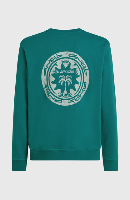 O'Neill Must-Have Graphic Crew Sweatshirt Men Botanical Heat