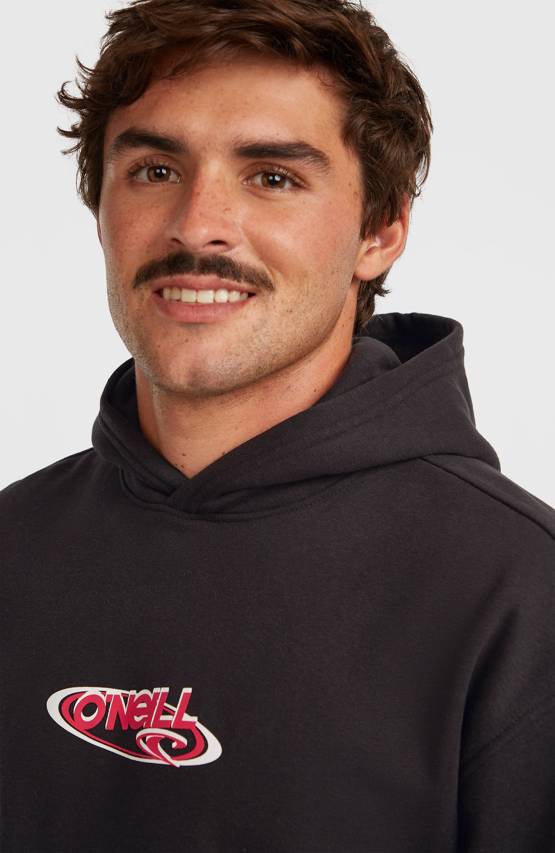Essentials 90s Logo Hoodie Men Black Out