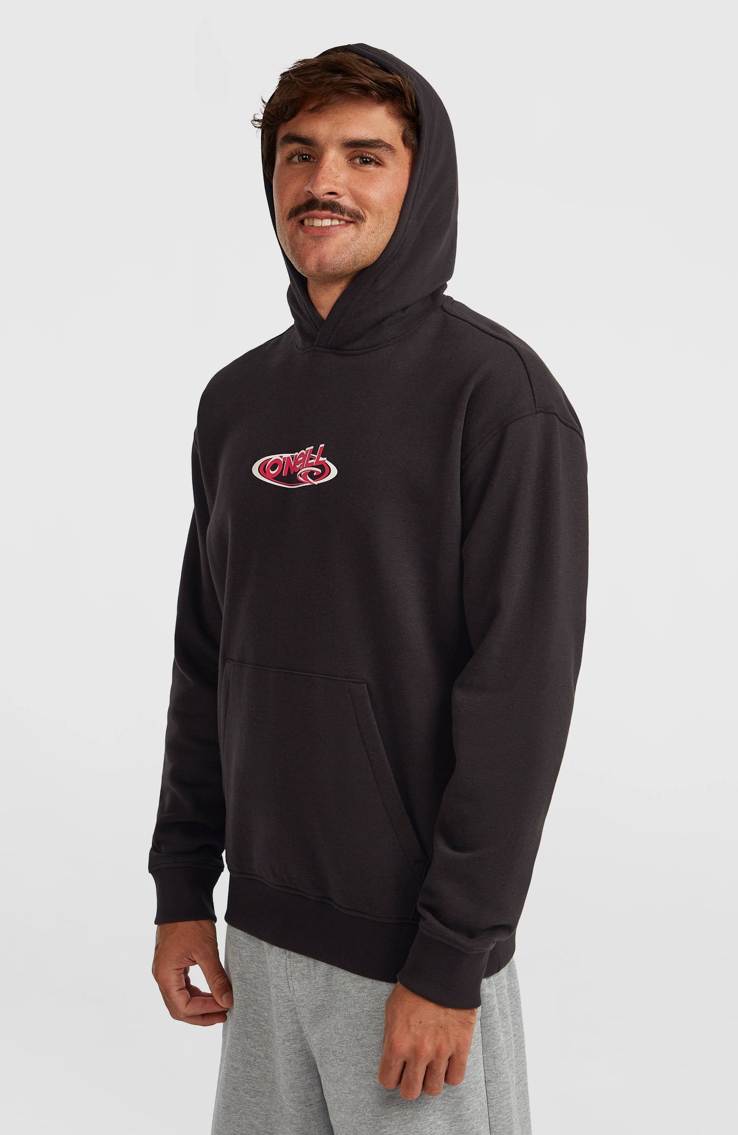 Essentials 90s Logo Hoodie Men Black Out