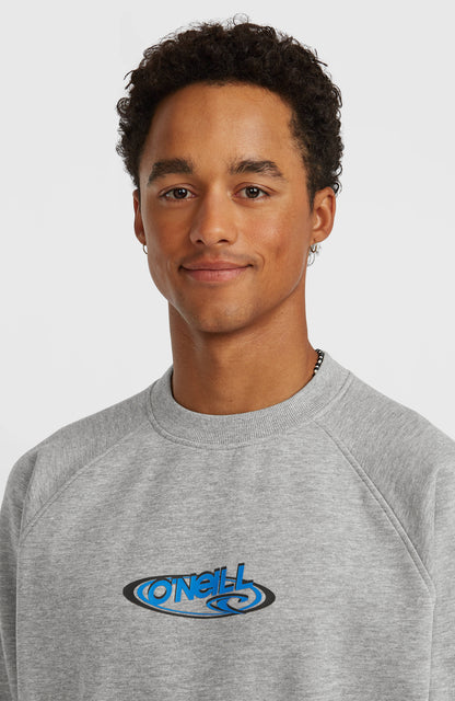 Essentials 90s Logo Crew Sweatshirt Men Silver Melee