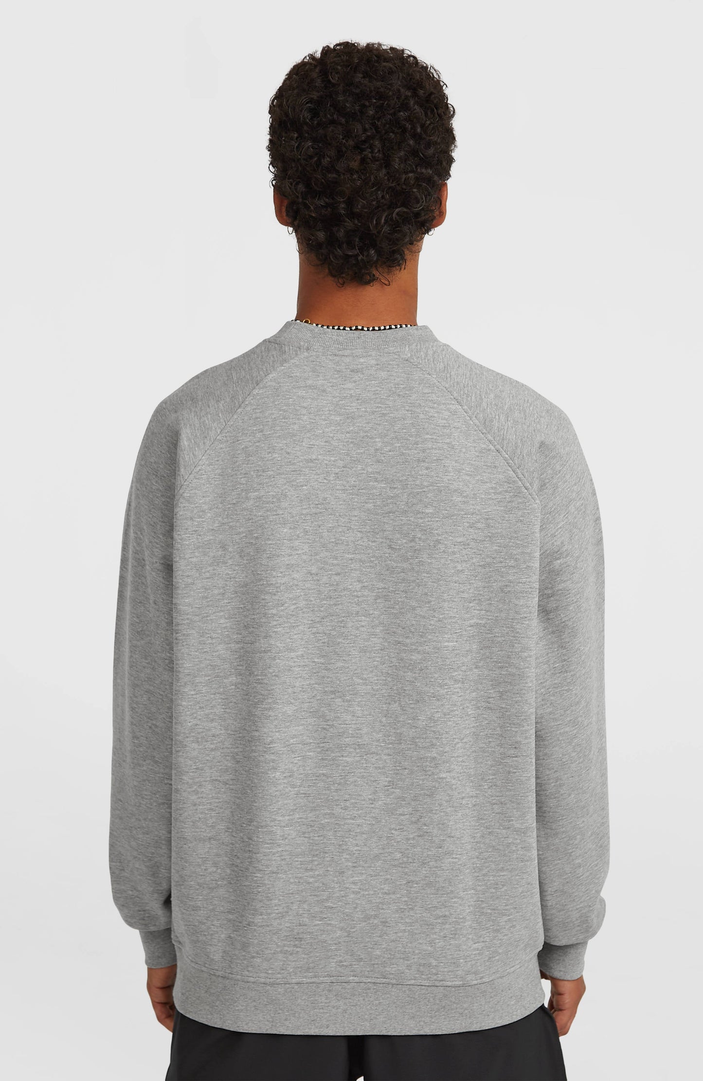 Essentials 90s Logo Crew Sweatshirt Men Silver Melee