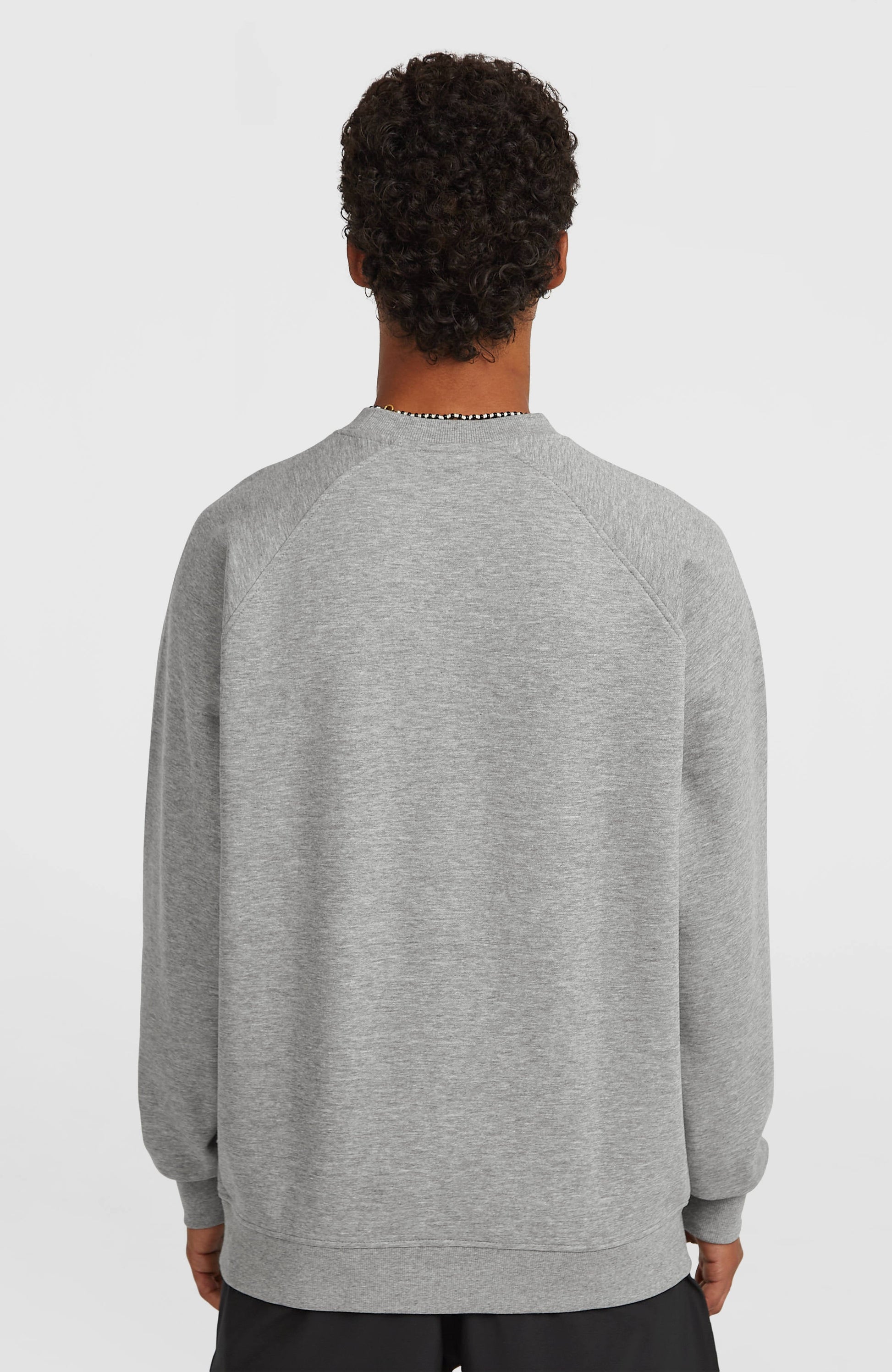 Essentials 90s Logo Crew Sweatshirt Men Silver Melee