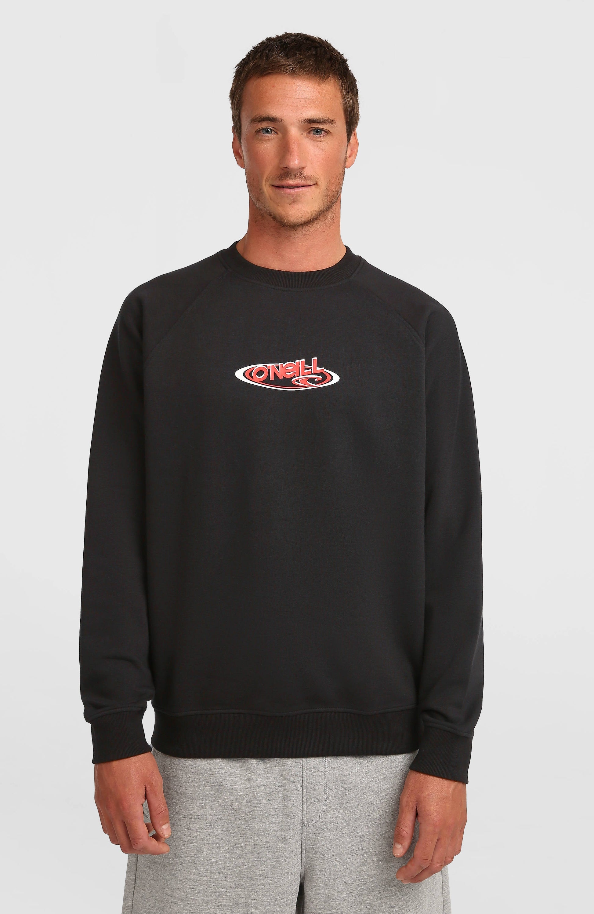 Essentials 90s Logo Crew Sweatshirt Men Black Out