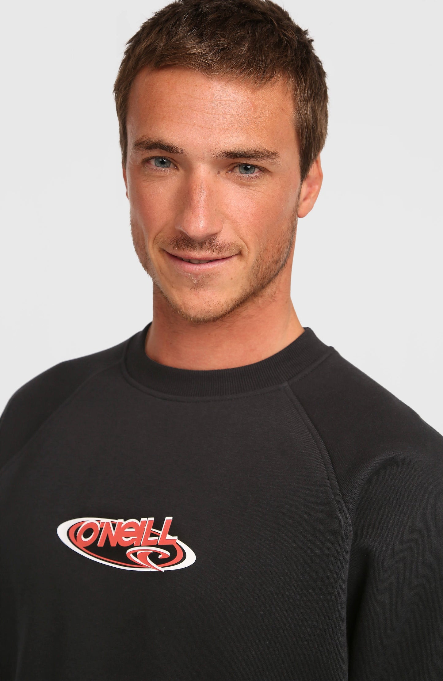 Essentials 90s Logo Crew Sweatshirt Men Black Out