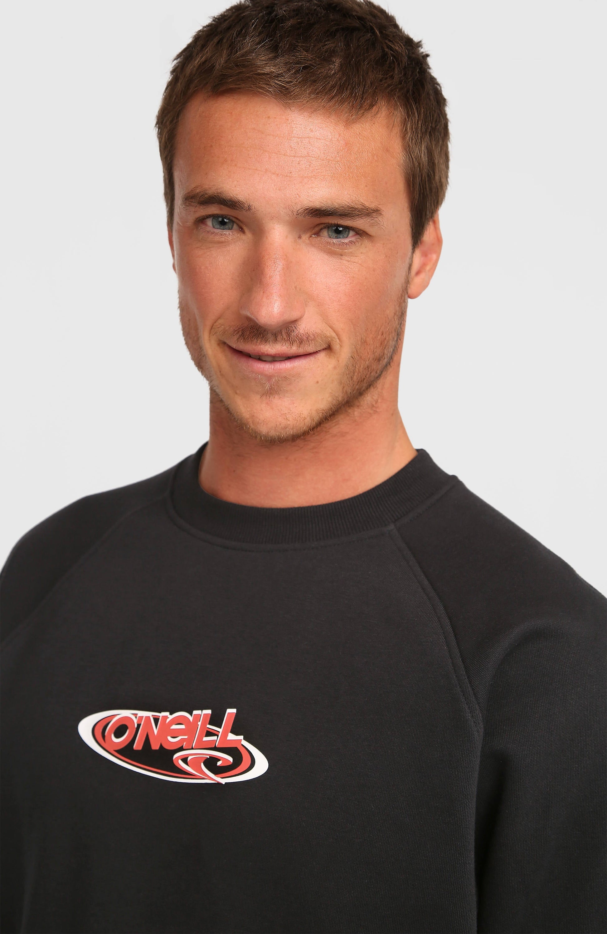 Essentials 90s Logo Crew Sweatshirt Men Black Out