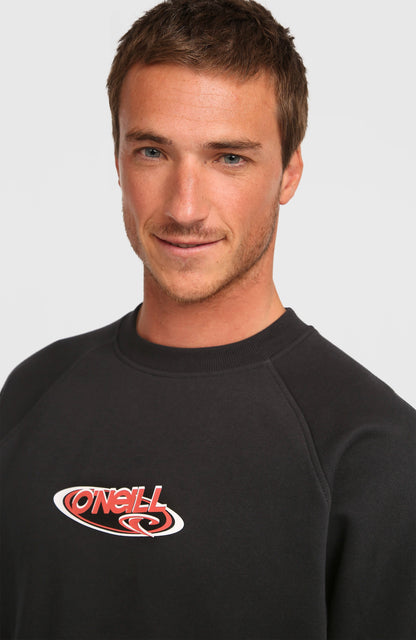 Essentials 90s Logo Crew Sweatshirt Men Black Out