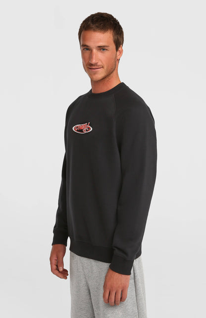 Essentials 90s Logo Crew Sweatshirt Men Black Out