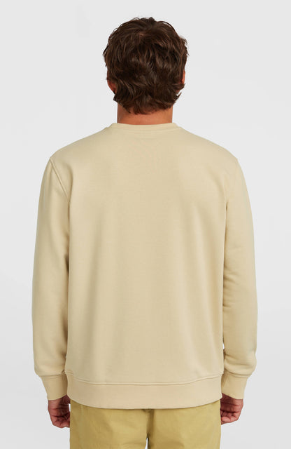 Original Cali Logo Crew Sweatshirt Men Cocoa Sand