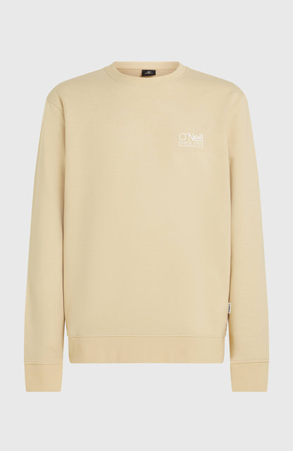 Original Cali Logo Crew Sweatshirt Men Cocoa Sand