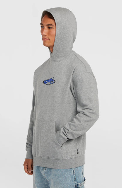 Essentials 90s Logo Hoodie Men Silver Melee