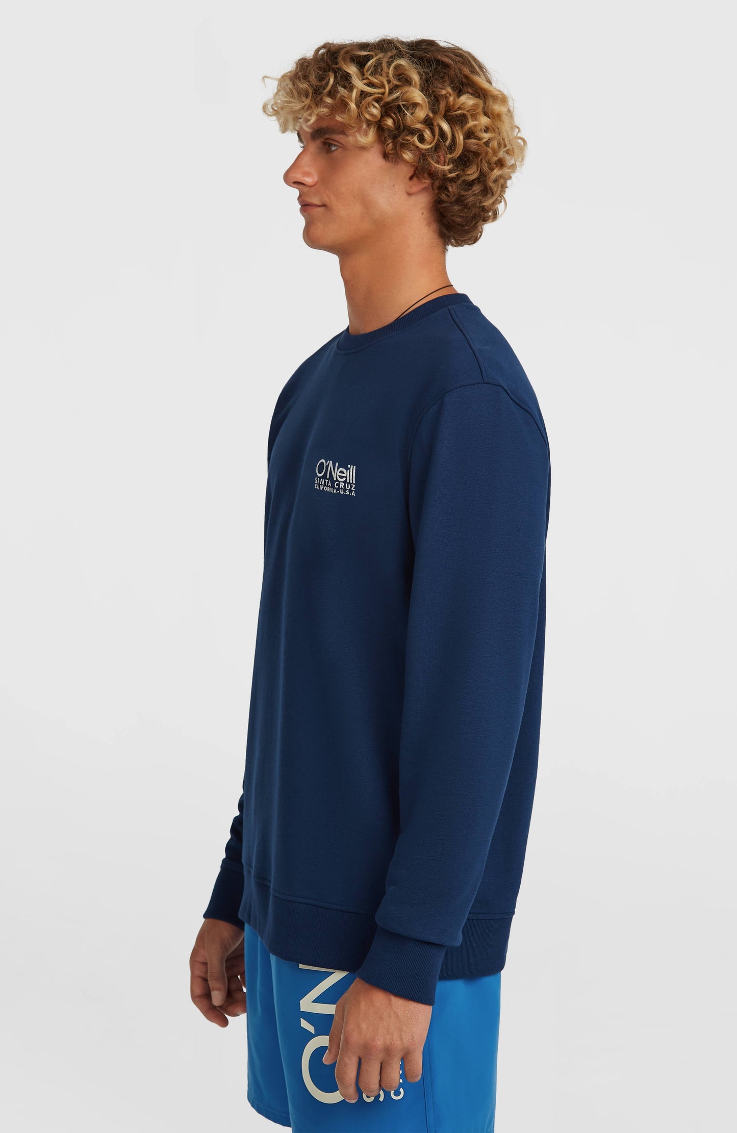Original Cali Logo Crew Sweatshirt Men English Evening