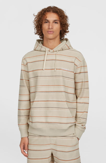 Bavaro Hoodie Men Beige/Orange Bavaro Stripe