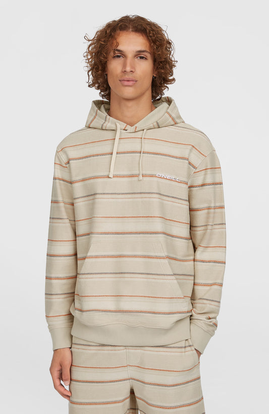 Bavaro Hoodie Men Beige/Orange Bavaro Stripe