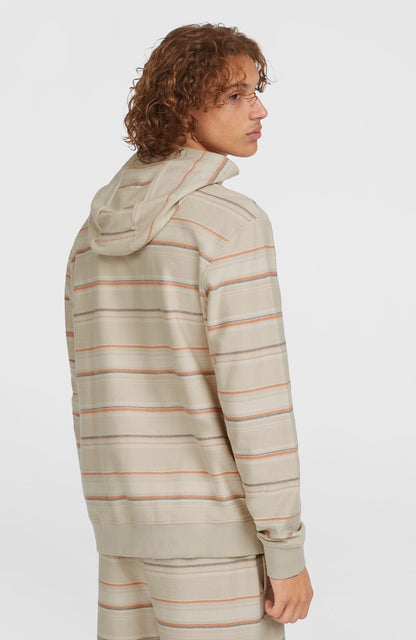 Bavaro Hoodie Men Beige/Orange Bavaro Stripe