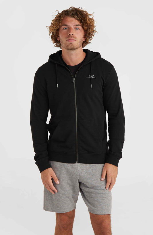 O'Neill Small Logo Full-Zip Hoodie Men Black Out