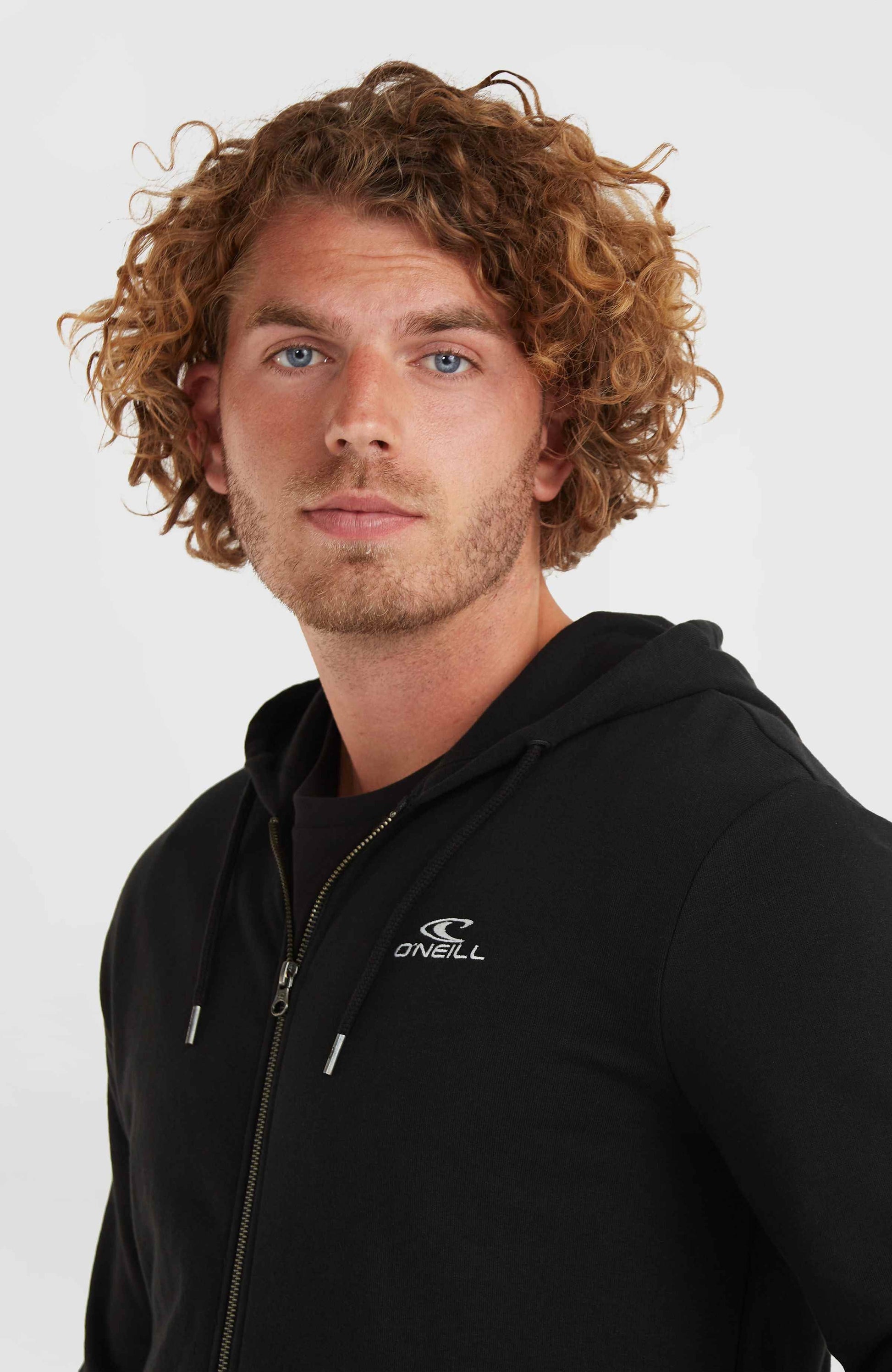 O'Neill Small Logo Full-Zip Hoodie Men Black Out