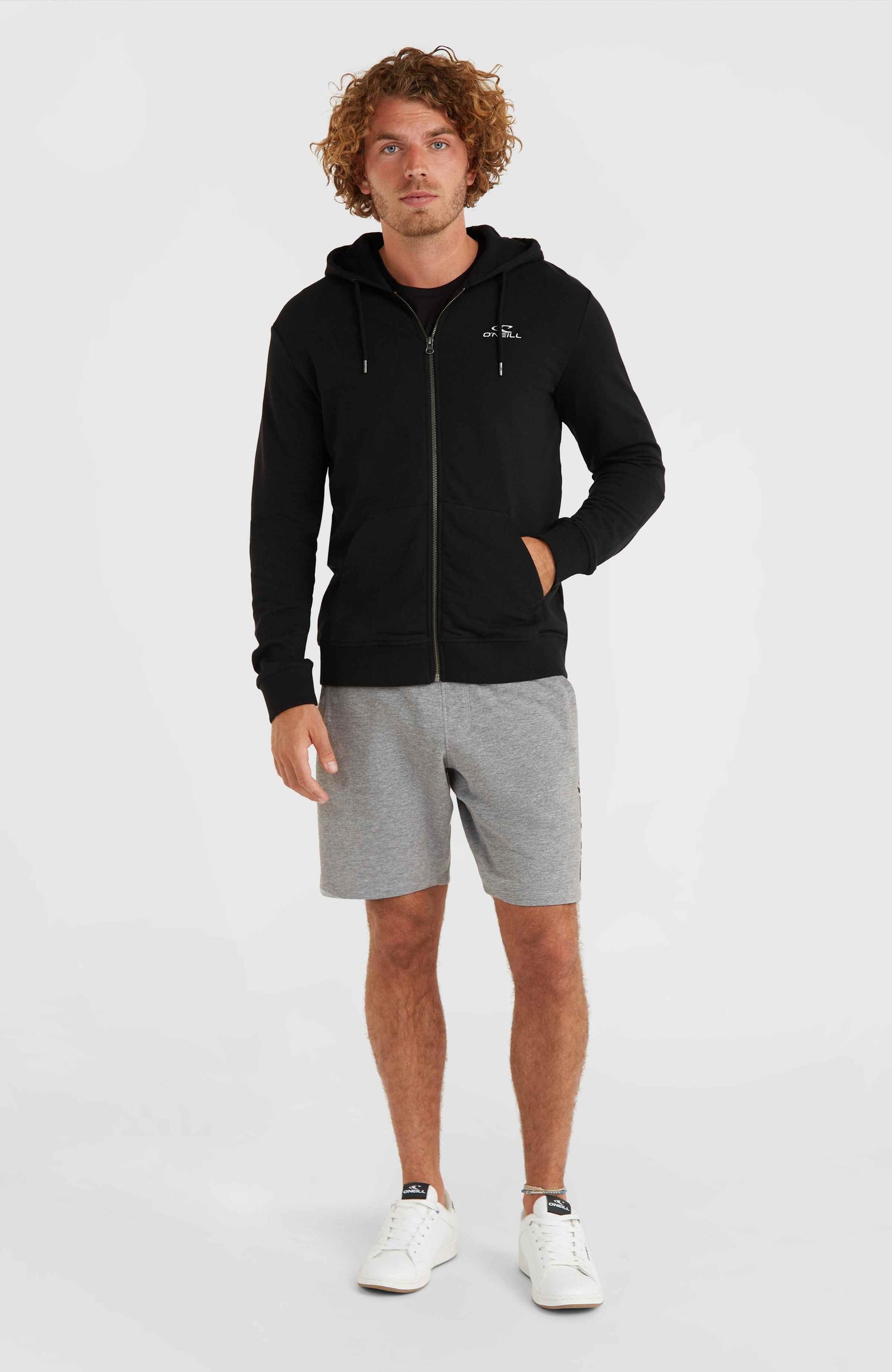 O'Neill Small Logo Full-Zip Hoodie Men Black Out