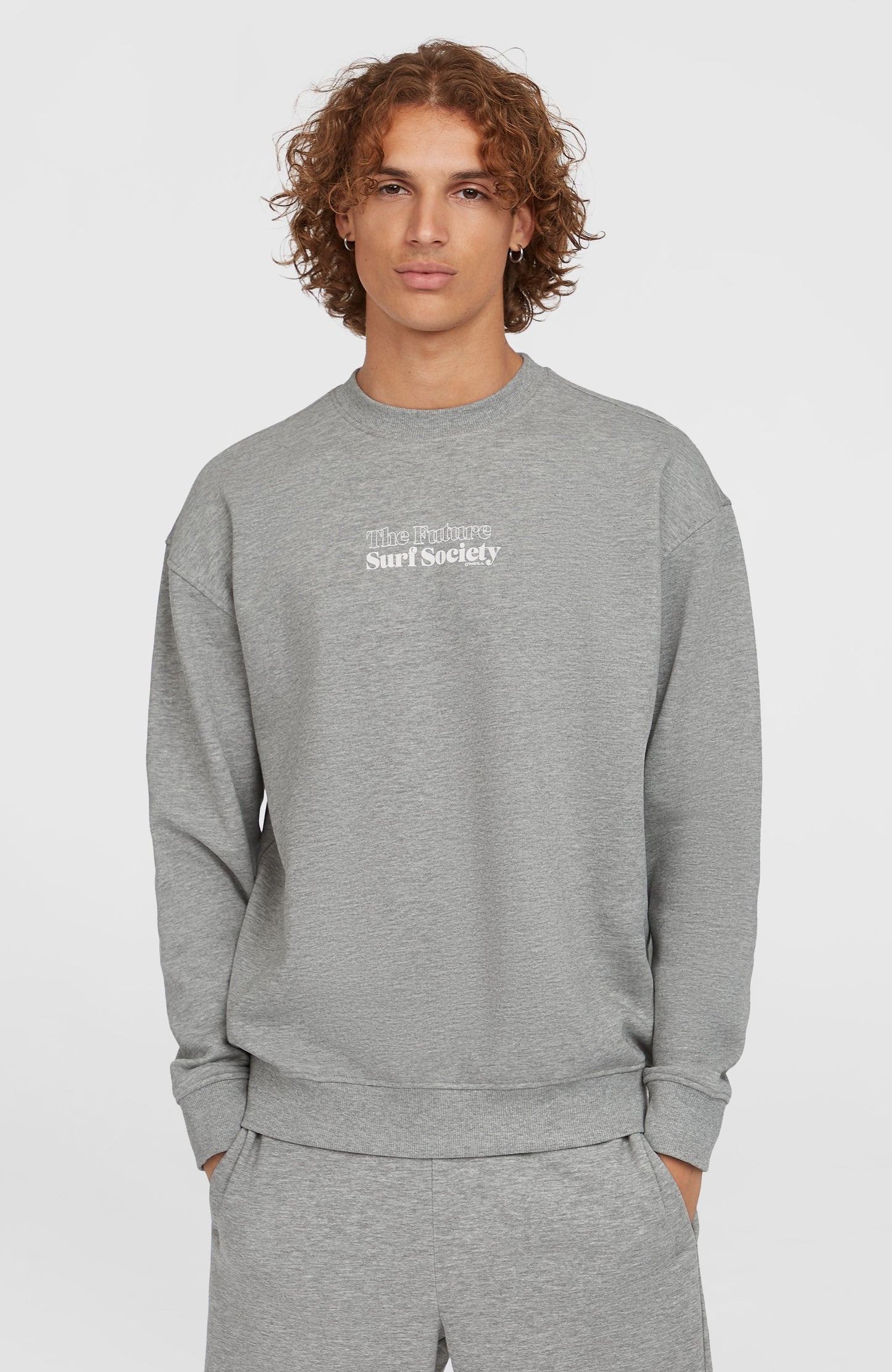 Future Surf Society Crew Men Silver Melee