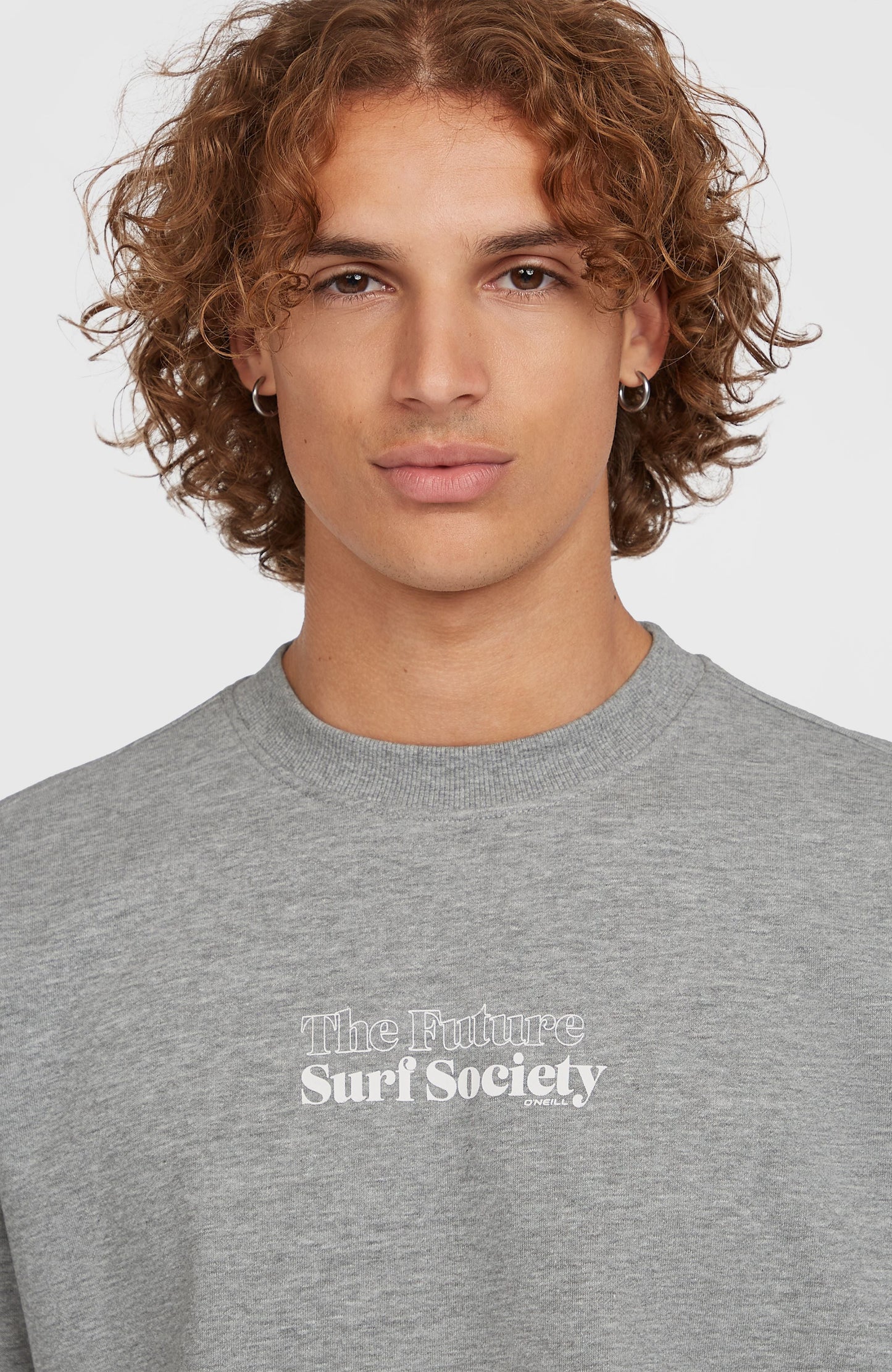 Future Surf Society Crew Men Silver Melee