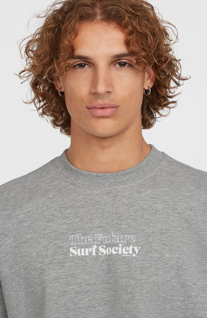Future Surf Society Crew Men Silver Melee
