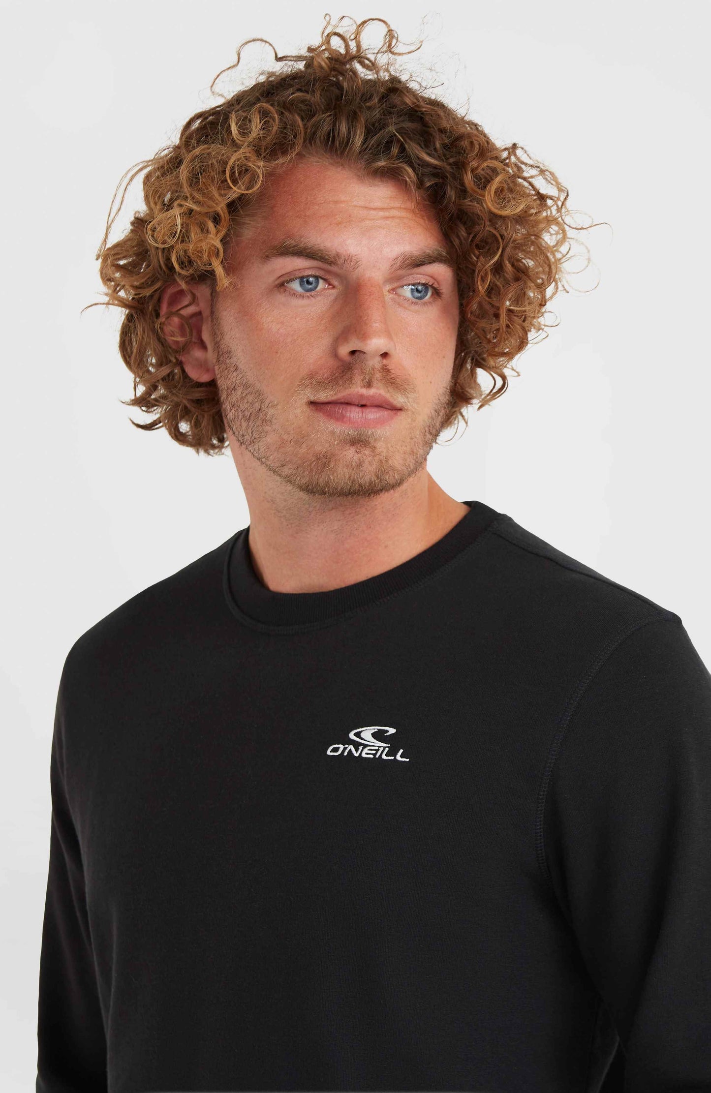 O'Neill Small Logo Crew Sweatshirt Men Black Out