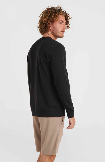 O'Neill Small Logo Crew Sweatshirt Men Black Out