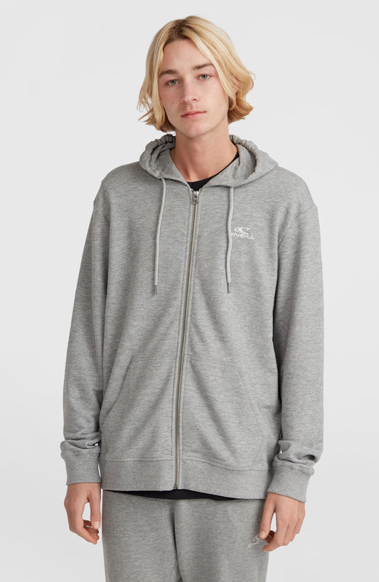 O'Neill Small Logo Full-Zip Hoodie Men Silver Melee