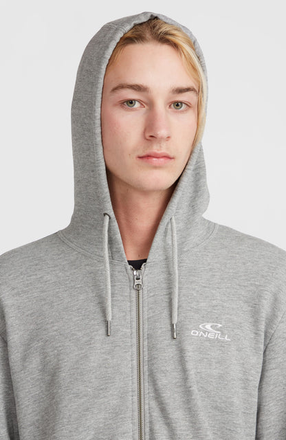 O'Neill Small Logo Full-Zip Hoodie Men Silver Melee
