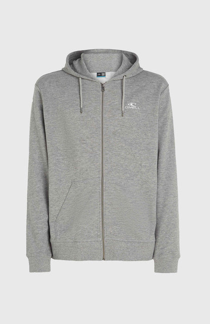 O'Neill Small Logo Full-Zip Hoodie Men Silver Melee