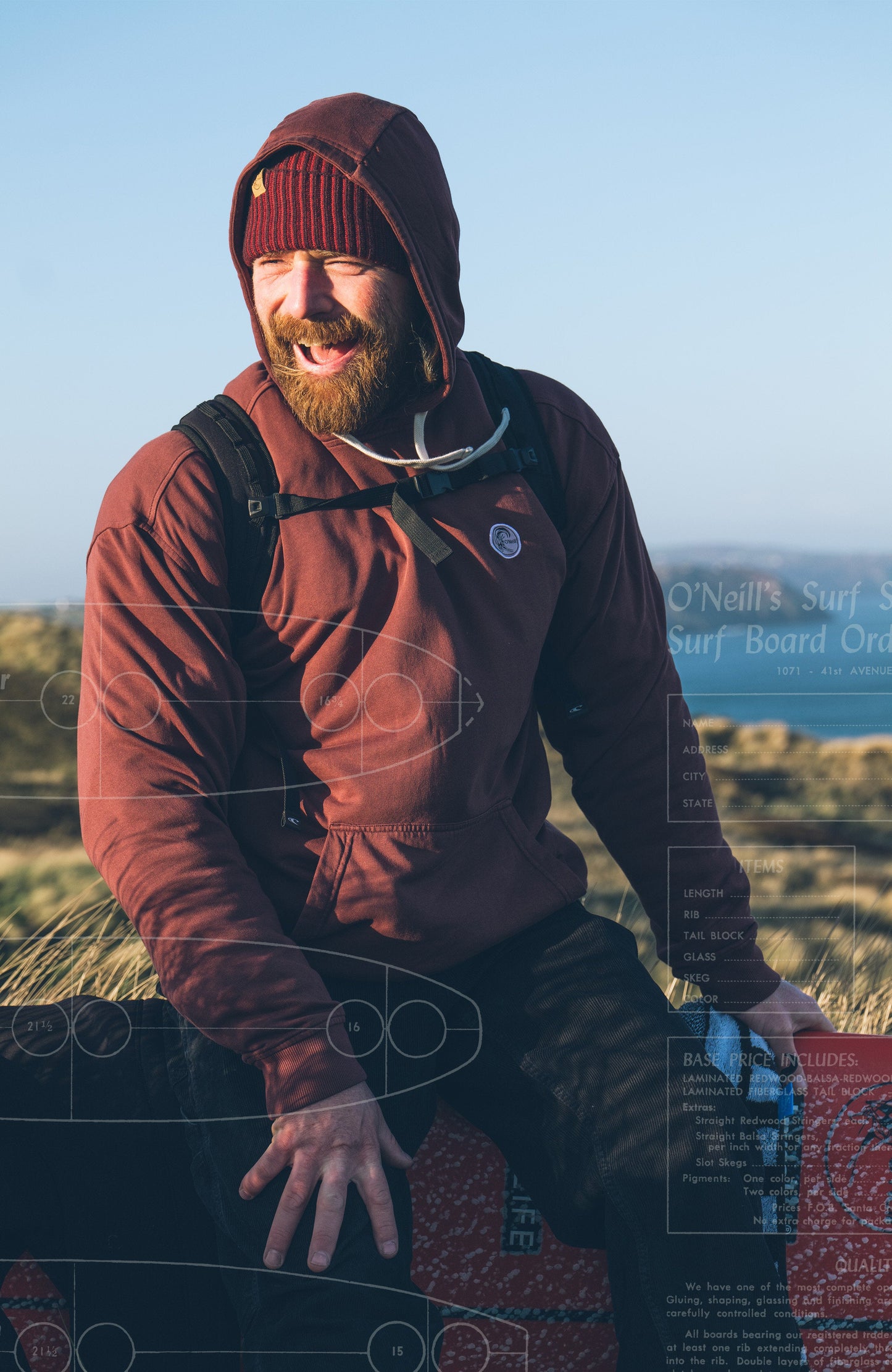 O'Riginals Hoodie Men Hazel Spice