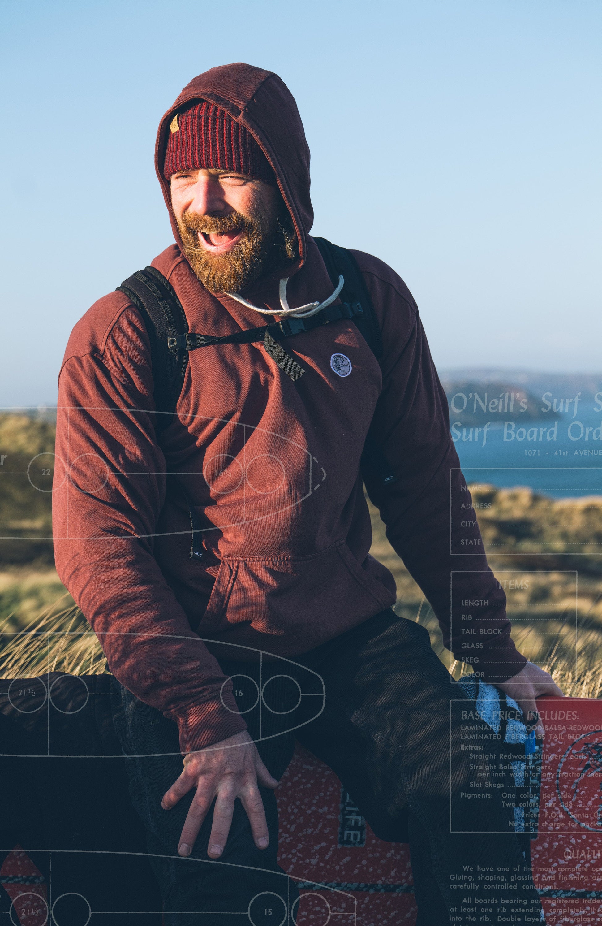 O'Riginals Hoodie Men Hazel Spice