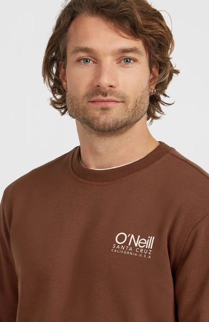 Original Cali Logo Crew Sweatshirt Men Hazel Spice