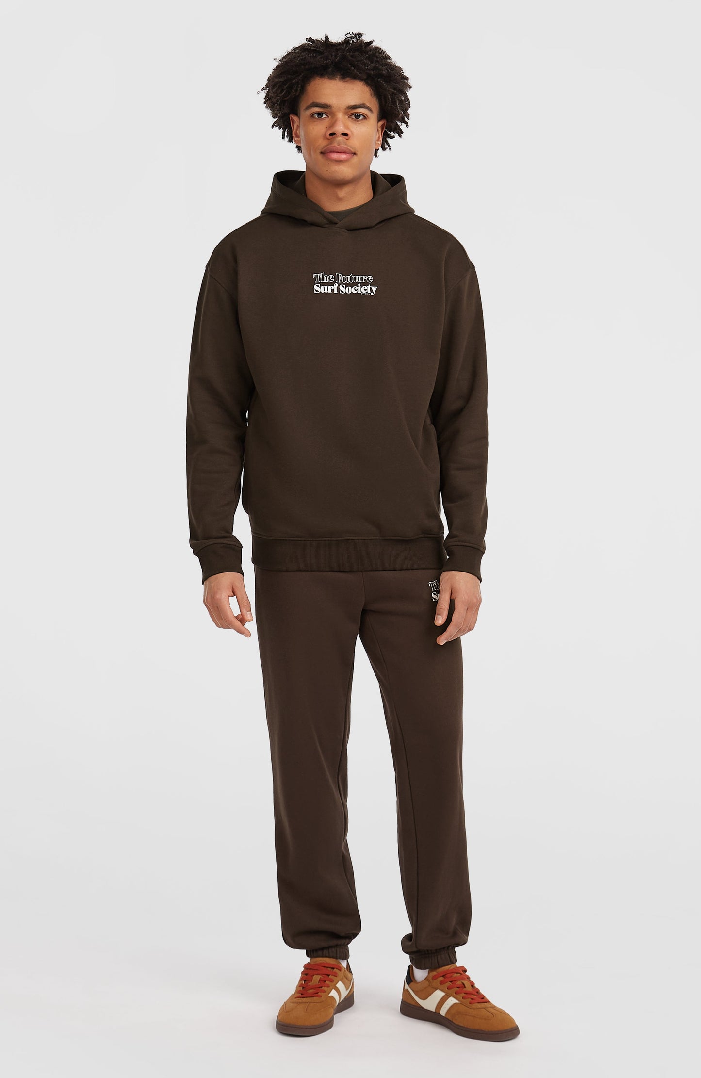 Future Surf Society Hoodie Men Coffee Bean