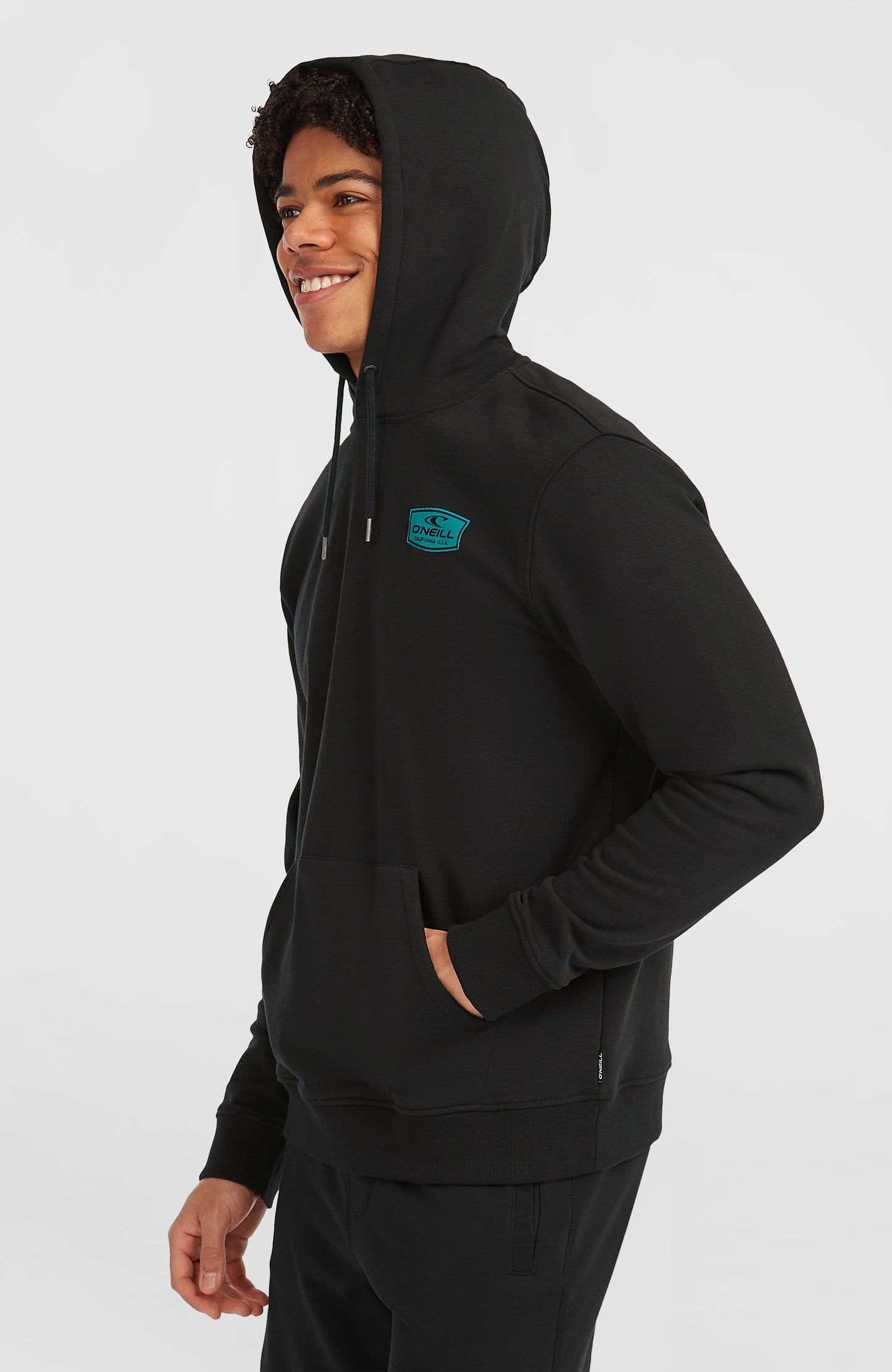 Graphic Hoodie Men Black Out