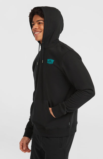 Graphic Hoodie Men Black Out