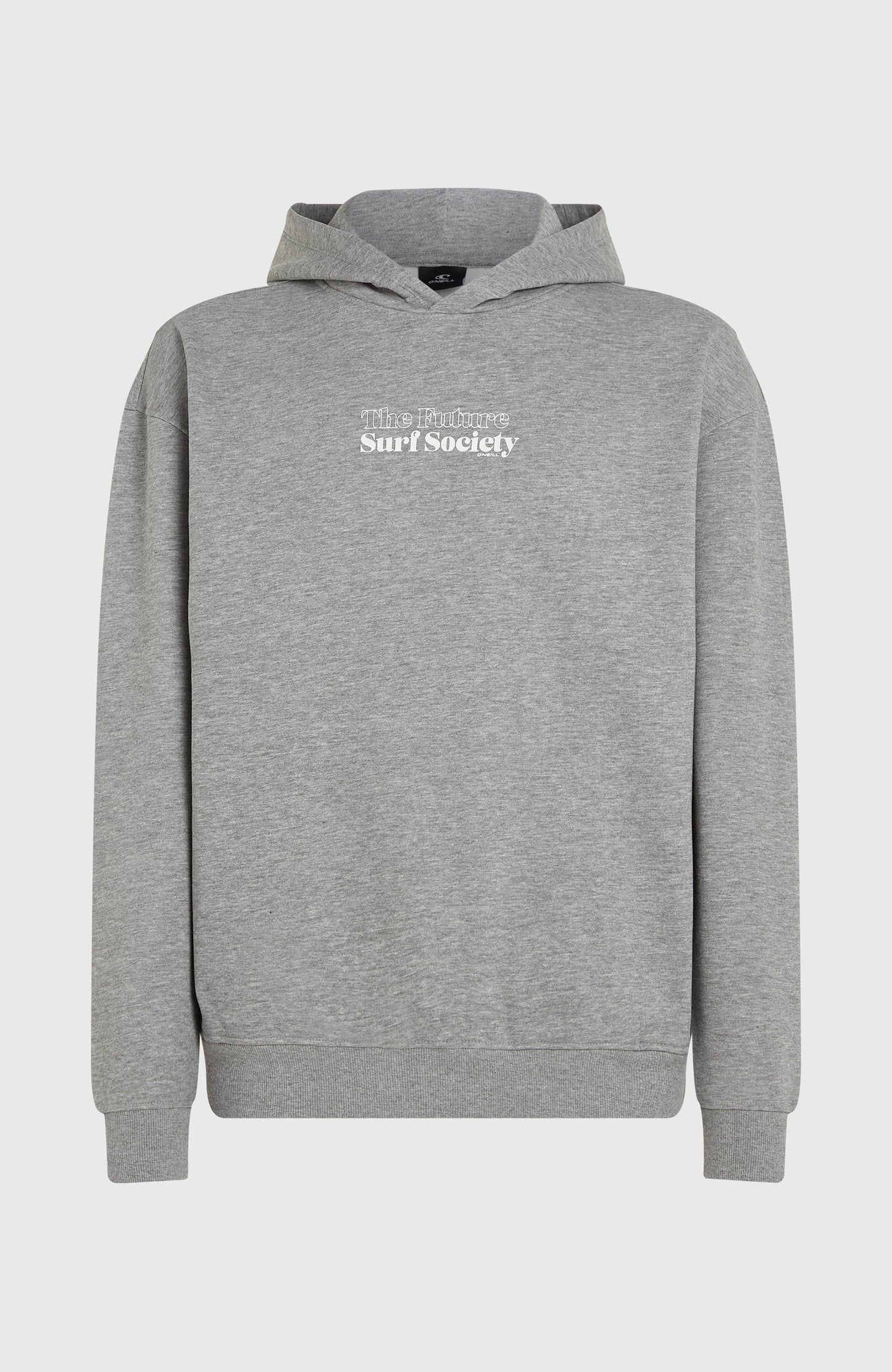 Future Surf Society Hoodie Men Silver Melee