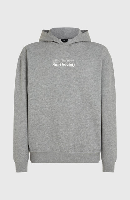 Future Surf Society Hoodie Men Silver Melee