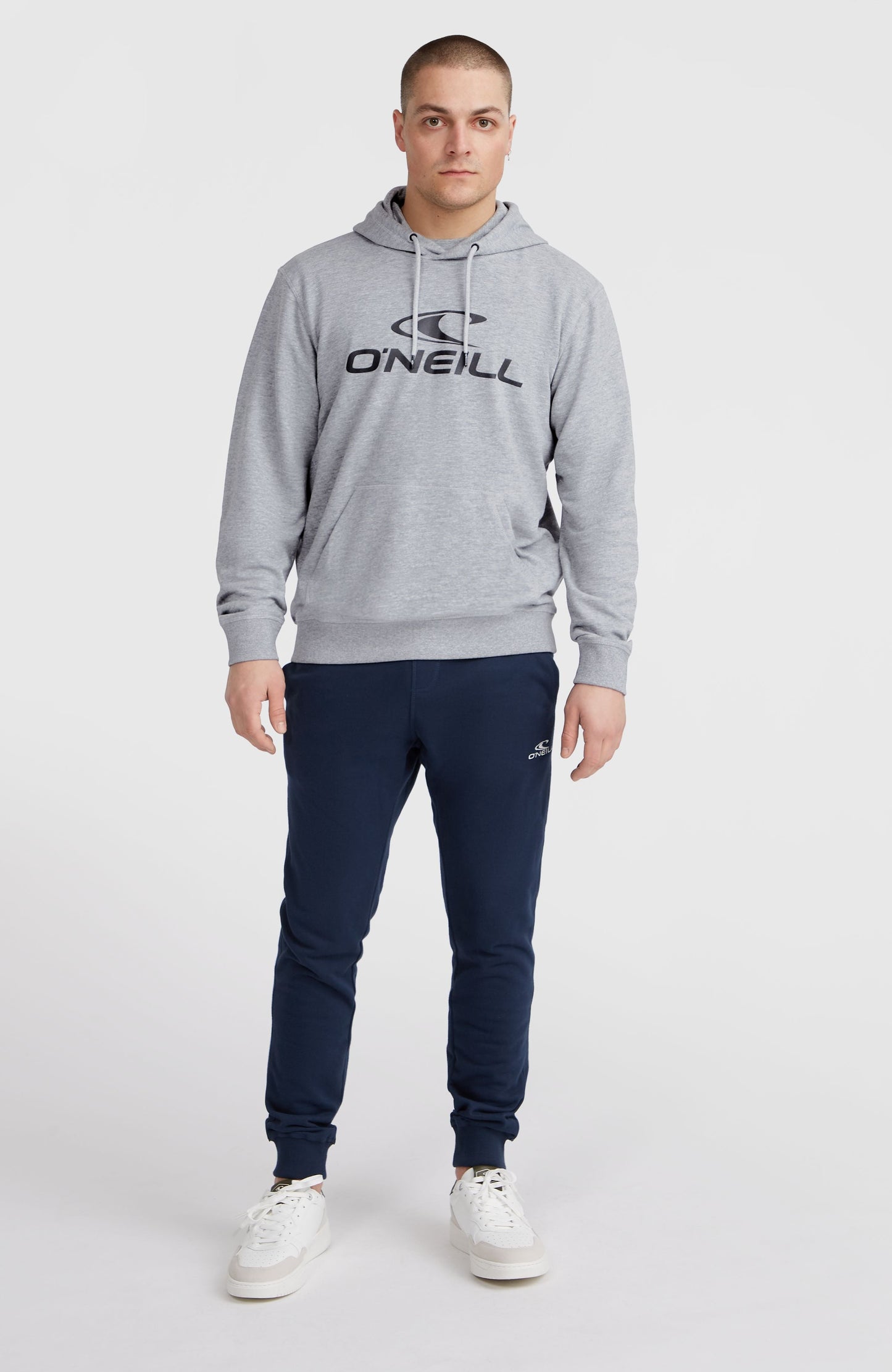 O'Neill Logo Hoodie Men Silver Melee