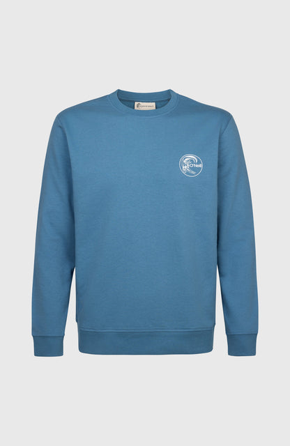 O'Riginals Chest Print Crew Men Copen Blue