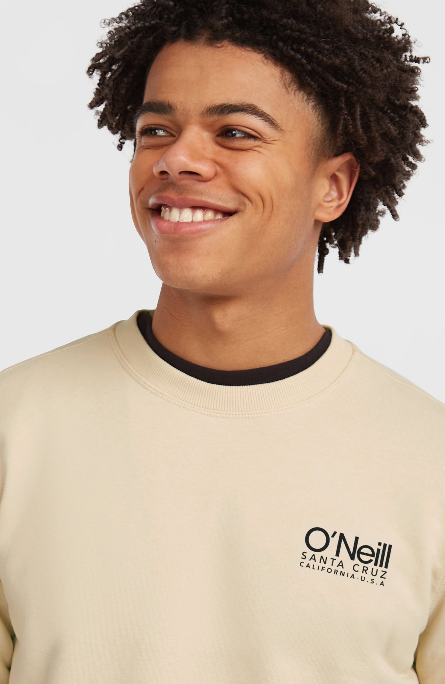 Original Cali Logo Crew Sweatshirt Men Macaron
