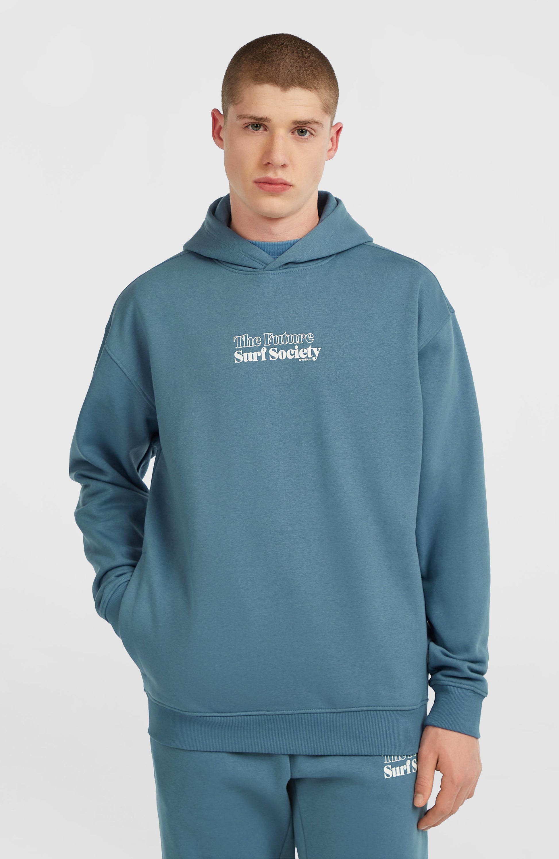 Future Surf Society Hoodie Men Mozart Blue