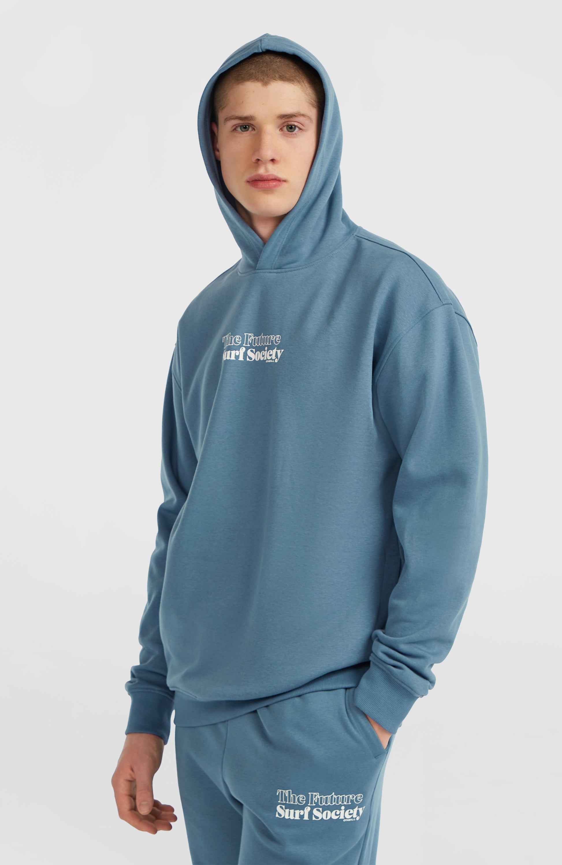Future Surf Society Hoodie Men Mozart Blue
