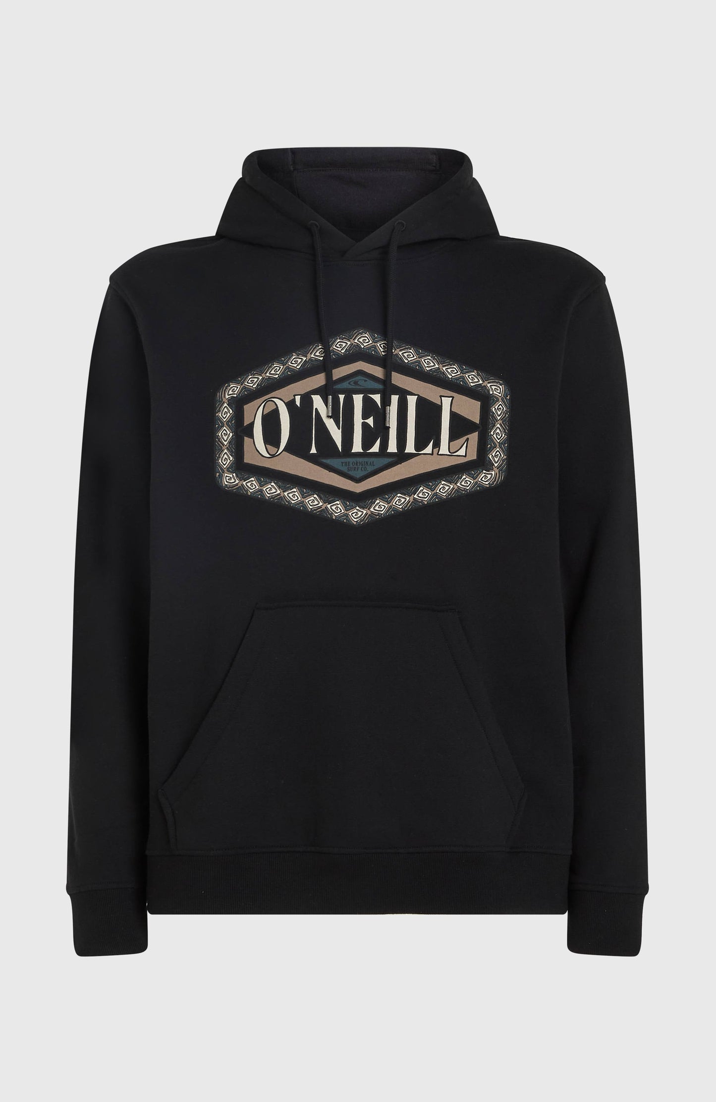 O'Neill Front Print Hoodie Men Black Out